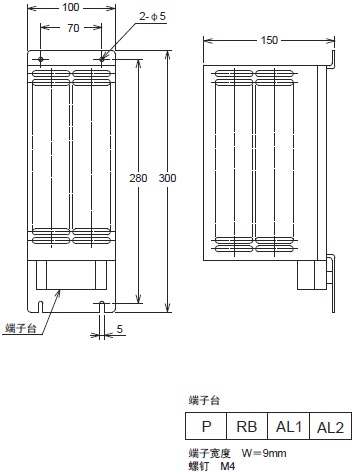 3G3MX2-V2 外形尺寸 20 