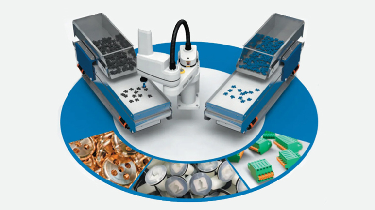 灵活应对多种零件混合供料，减少设备投入，提高柔性生产性能